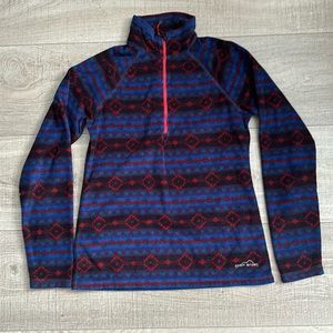 Eddie Bauer fleece half zip